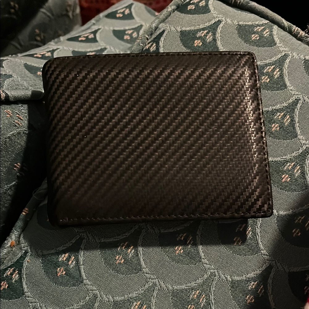 Black Carbon Fiber Wallet
